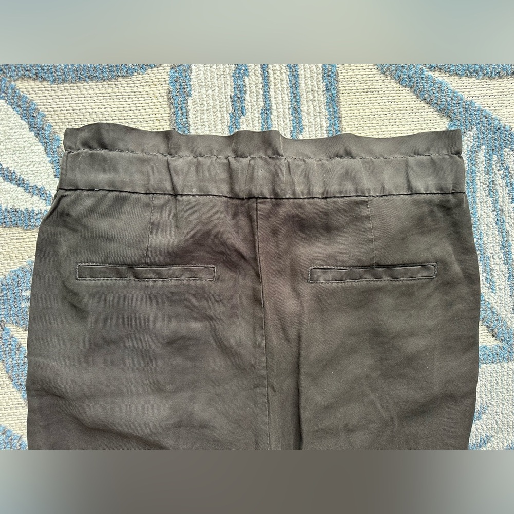H&M Paper Bag Waist High Waisted Drawstring Pants - Picture 4 of 7